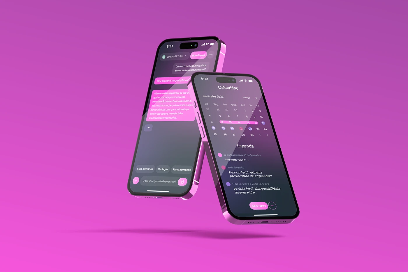 UX/UI App - Luna, tela 4