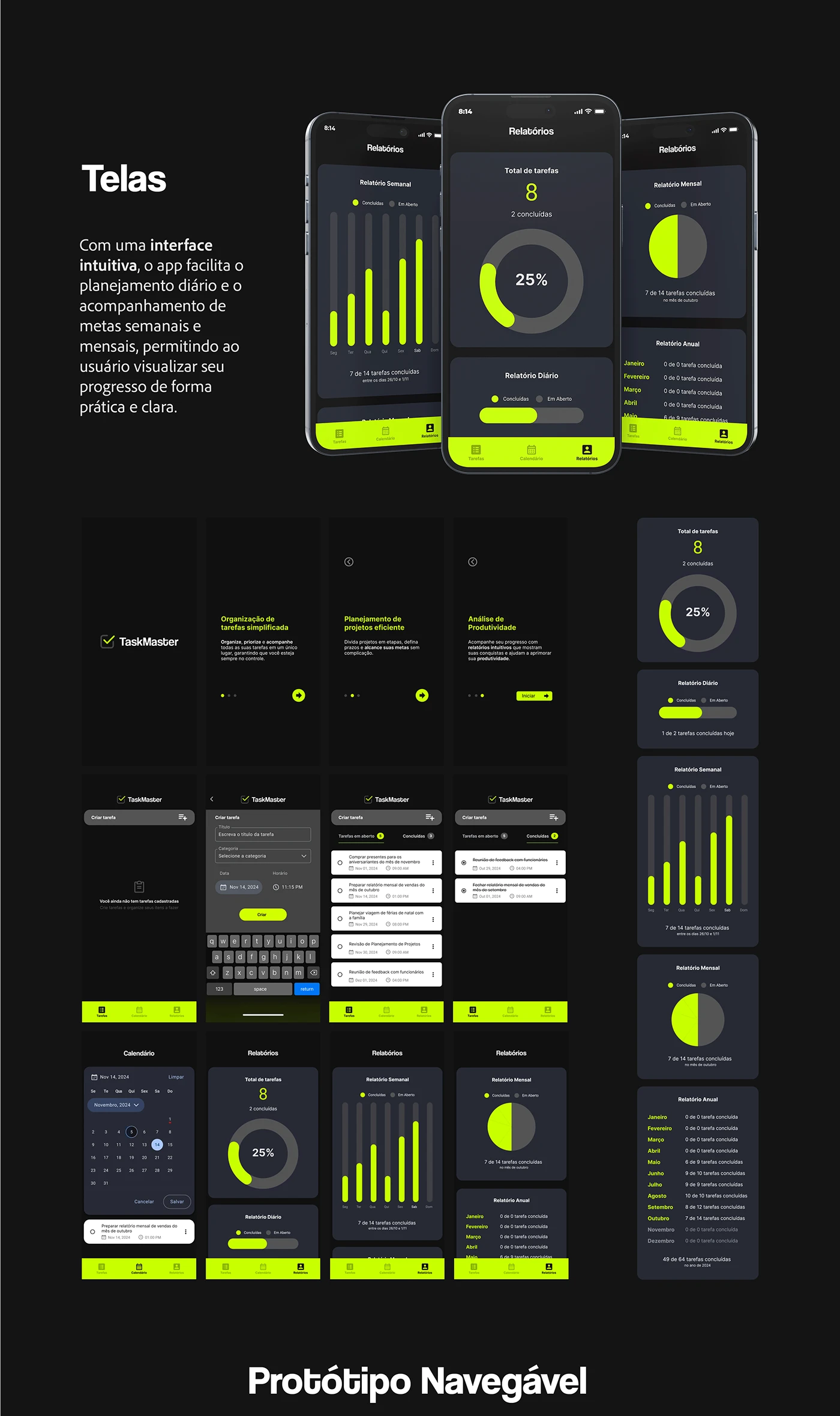 UX/UI App - TaskMaster, tela 3