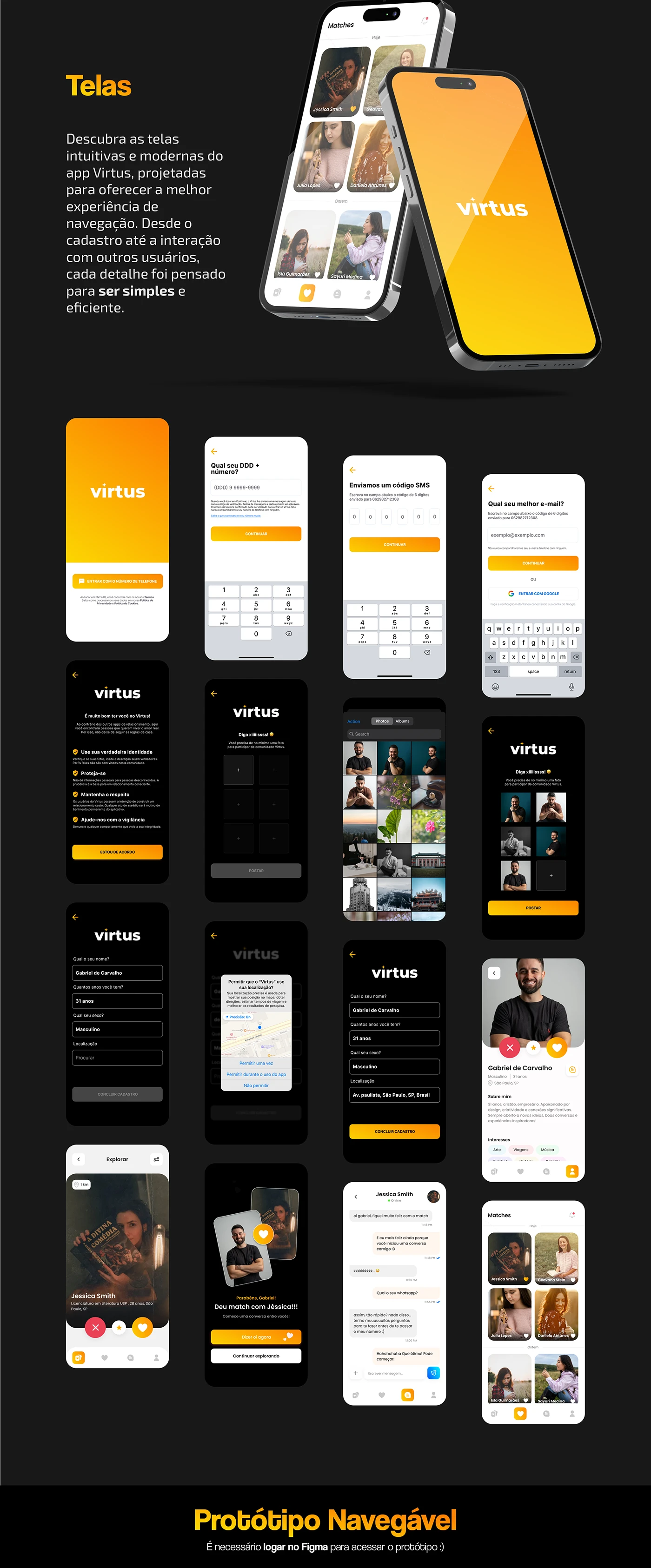 UX/UI App - Virtus, tela 3